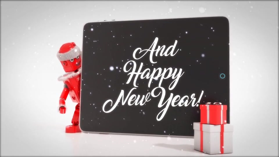 Merry Christmas With Robot Roby Videohive 29385244 After Effects Image 7
