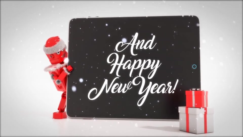 Merry Christmas With Robot Roby Videohive 29385244 After Effects Image 8
