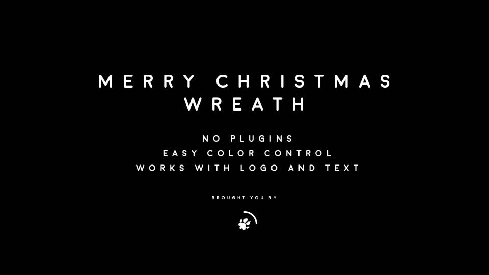 Merry Christmas Wreath - Download Videohive 19105685