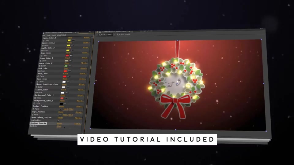 Merry Christmas Wreath - Download Videohive 19105685