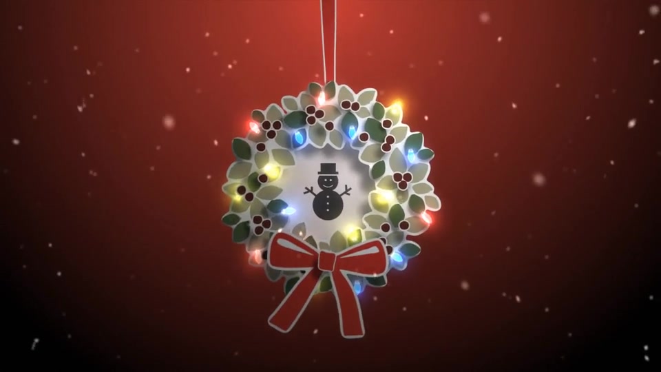 Merry Christmas Wreath - Download Videohive 19105685