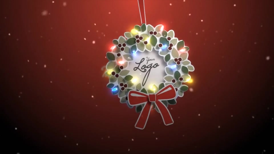 Merry Christmas Wreath - Download Videohive 19105685