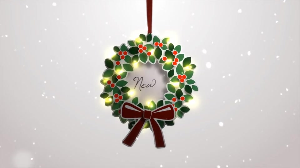 Merry Christmas Wreath - Download Videohive 19105685