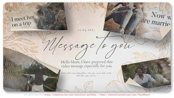 Message To You Inked Slideshow - Videohive Download 36680815