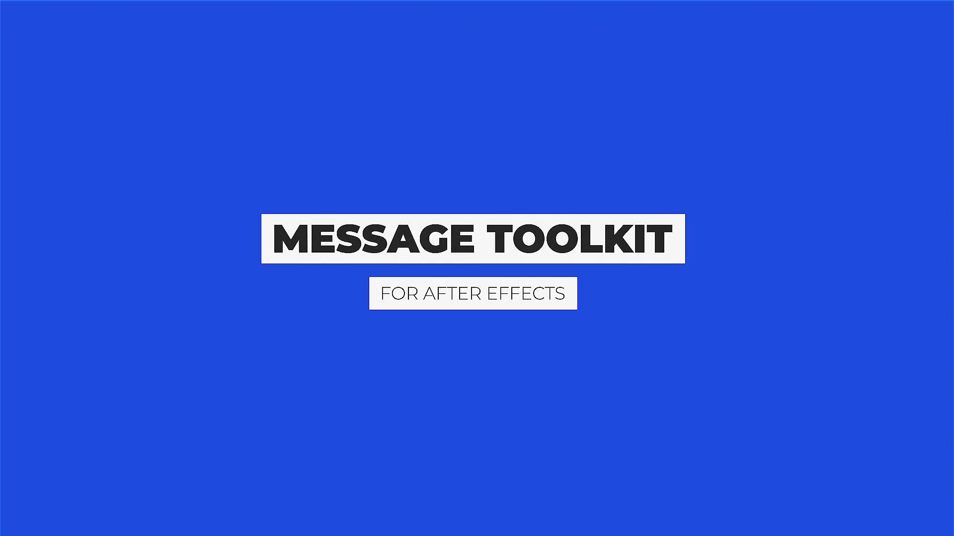 Message Toolkit Videohive 26043863 After Effects Image 12