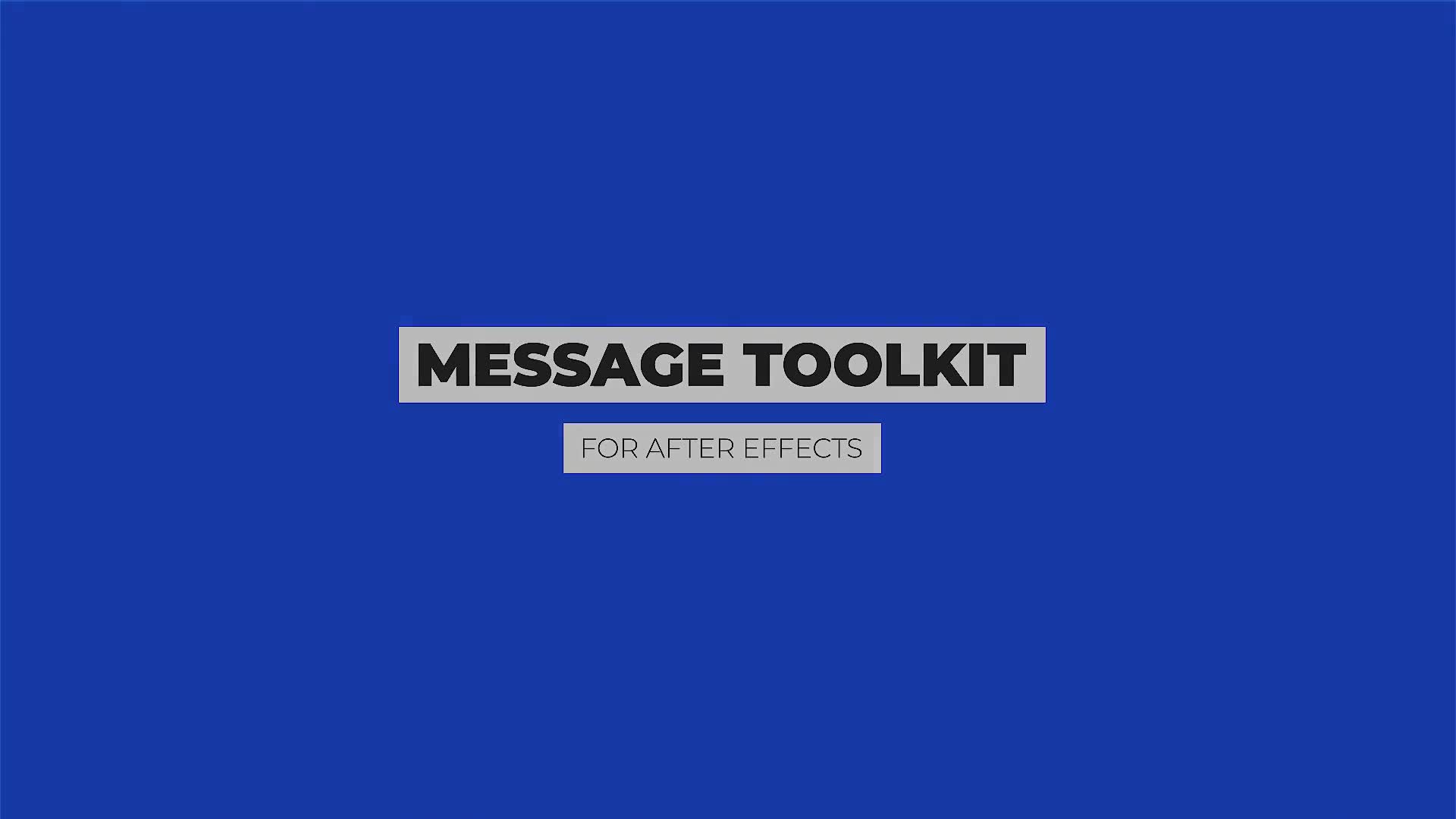 Message Toolkit Videohive 26043863 After Effects Image 13