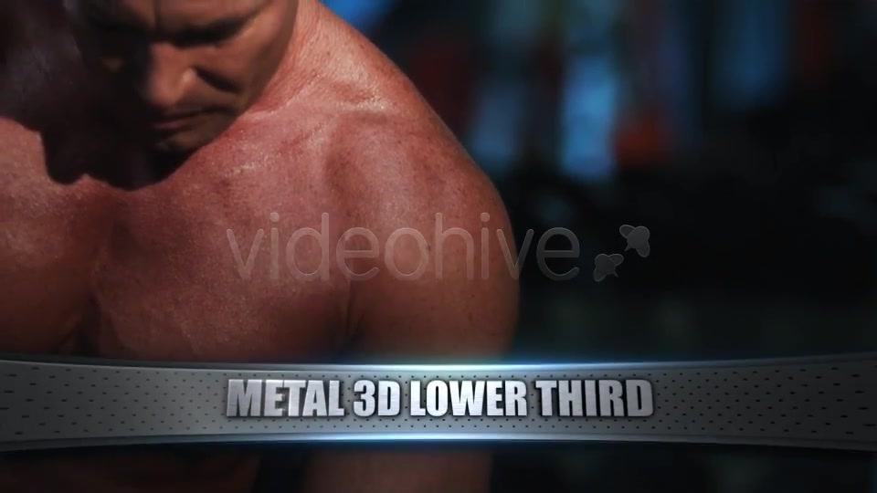 Metal 3D Lower Third Videohive 4278005 After Effects Image 2