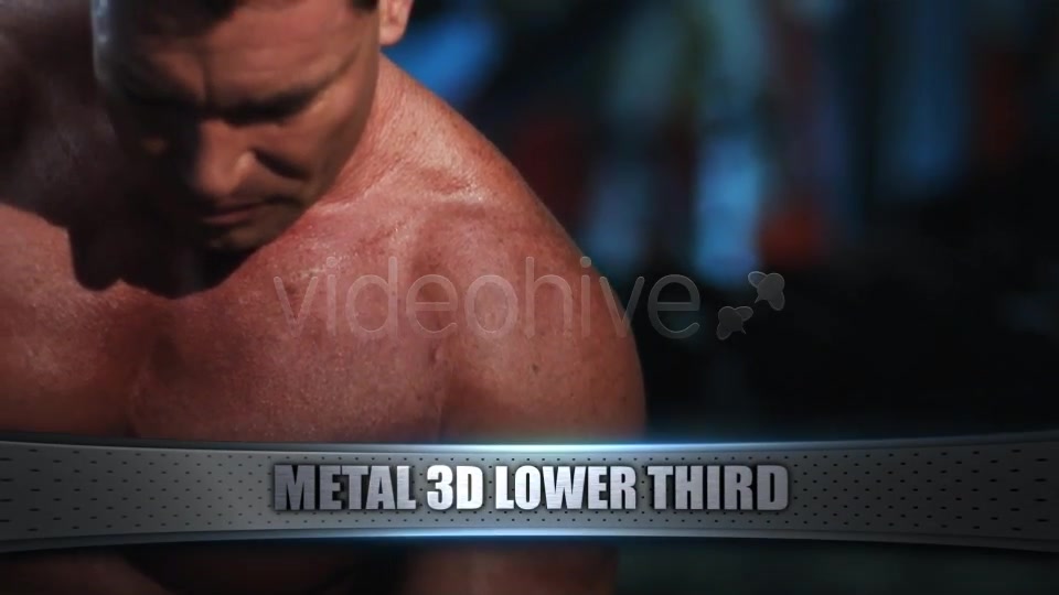 Metal 3D Lower Third Videohive 4278005 After Effects Image 3