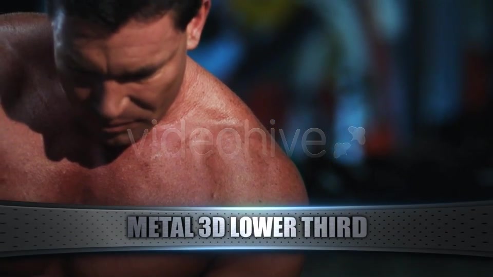 Metal 3D Lower Third Videohive 4278005 After Effects Image 4