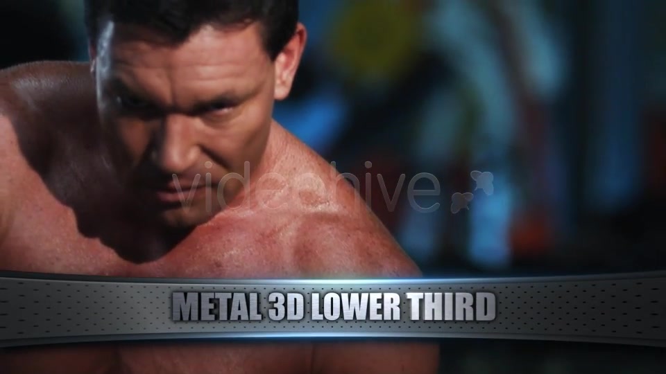 Metal 3D Lower Third Videohive 4278005 After Effects Image 5
