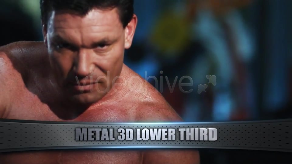 Metal 3D Lower Third Videohive 4278005 After Effects Image 6