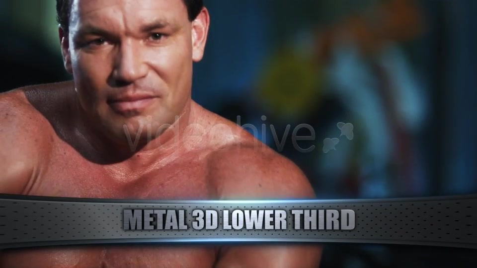 Metal 3D Lower Third Videohive 4278005 After Effects Image 7