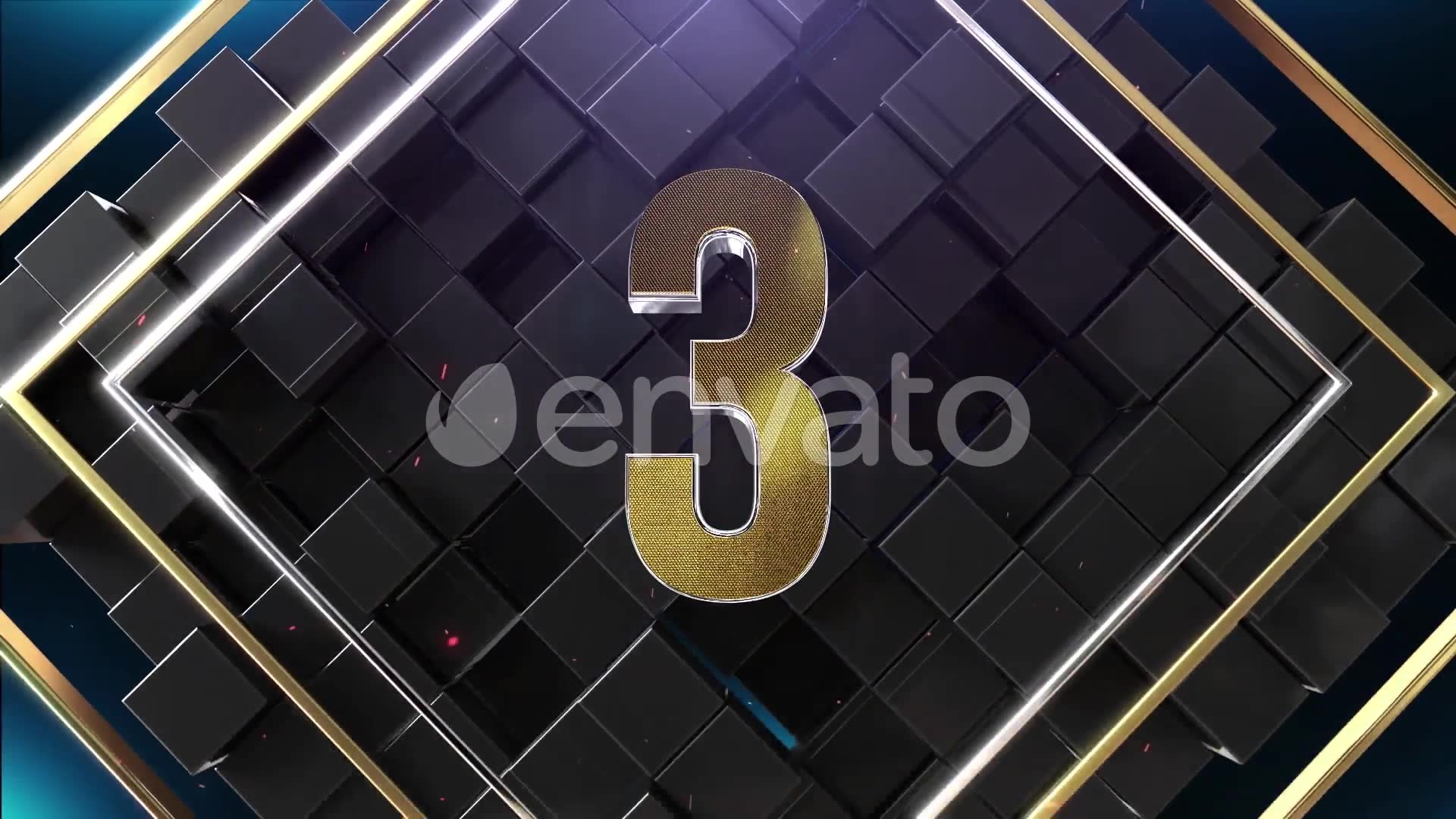 Metal Cube Countdown Videohive 35459869 After Effects Image 3