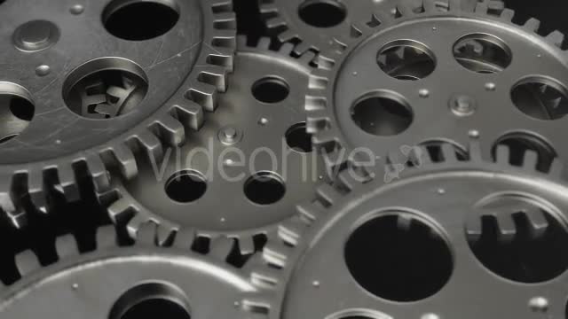 Metal Gear Wheels Rotating - Download Videohive 11710345