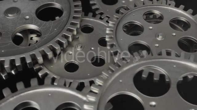 Metal Gear Wheels Rotating - Download Videohive 11710345