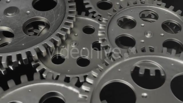 Metal Gear Wheels Rotating - Download Videohive 11710345