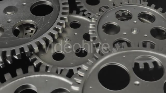 Metal Gear Wheels Rotating - Download Videohive 11710345