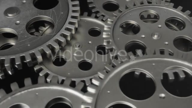 Metal Gear Wheels Rotating - Download Videohive 11710345