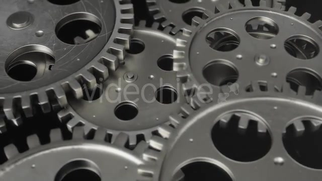 Metal Gear Wheels Rotating - Download Videohive 11710345