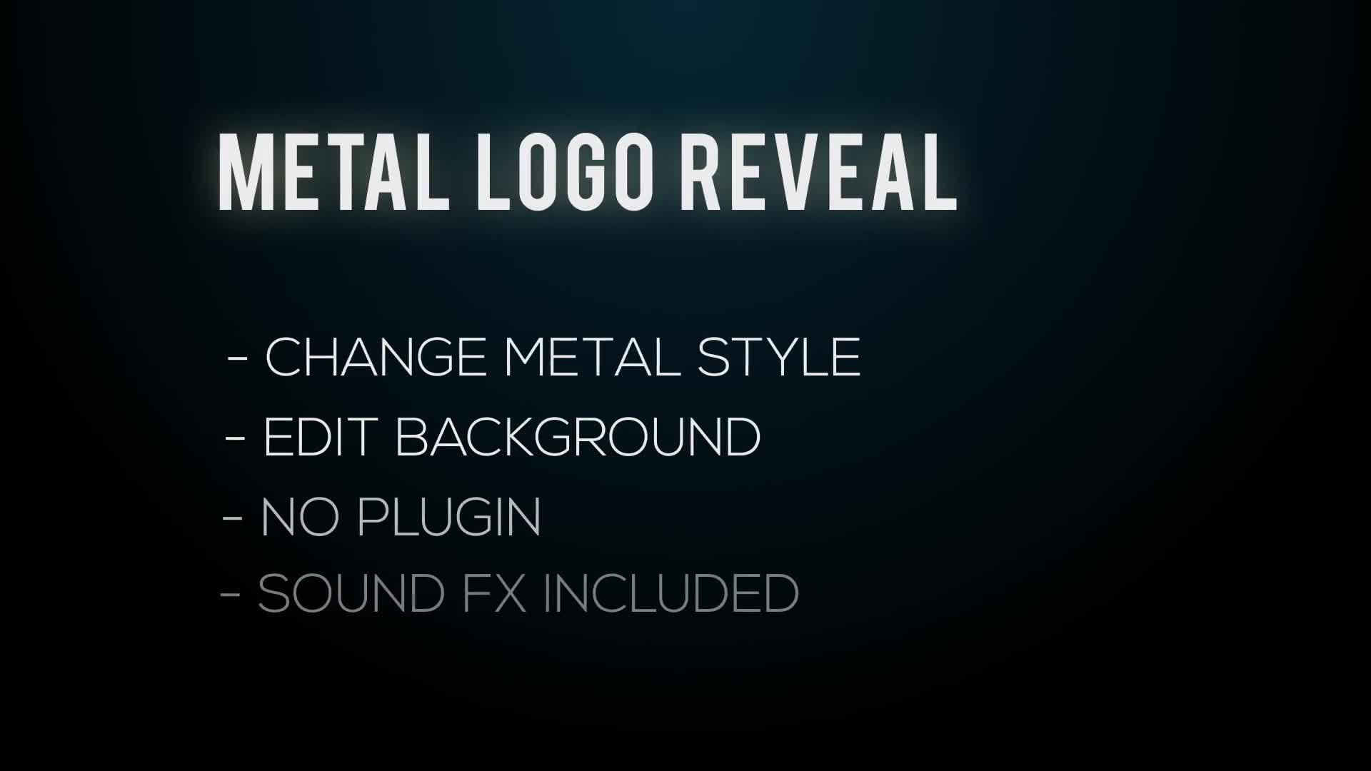 Metal Logo Reveal - Download Videohive 18085423