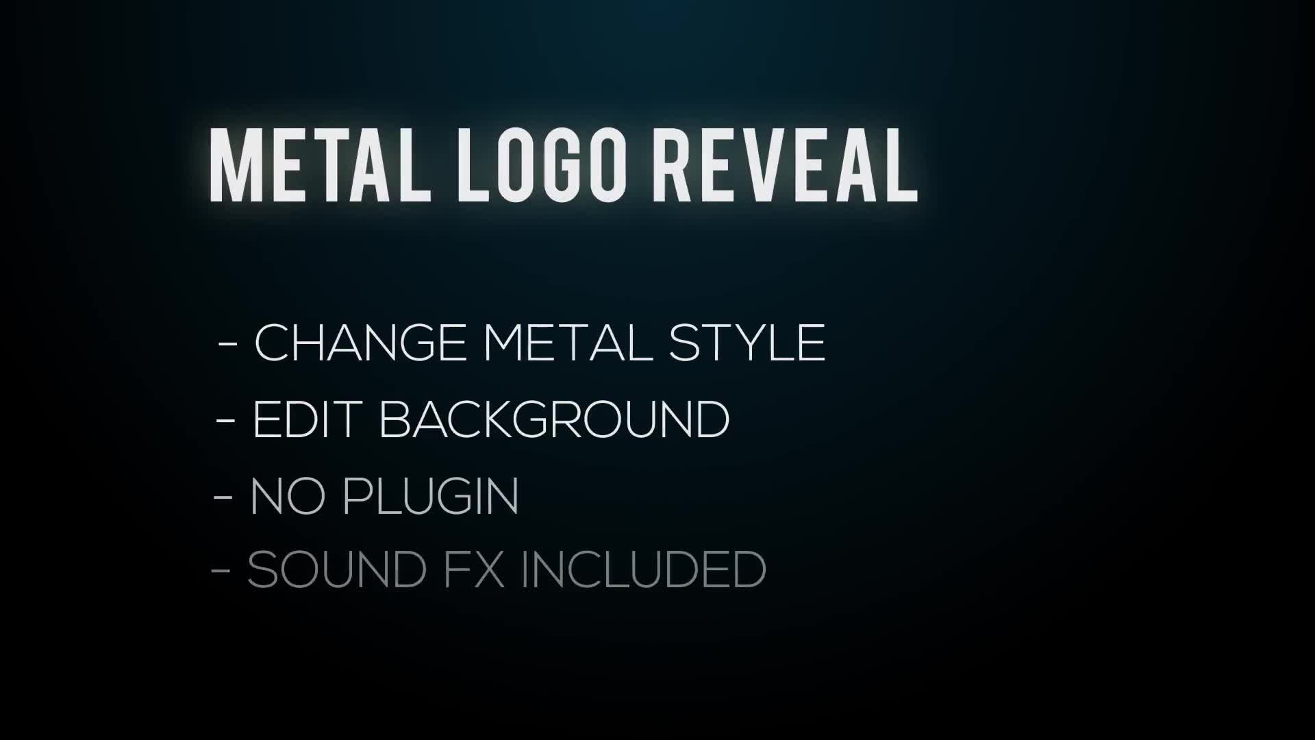 Metal Logo Reveal - Download Videohive 22086775