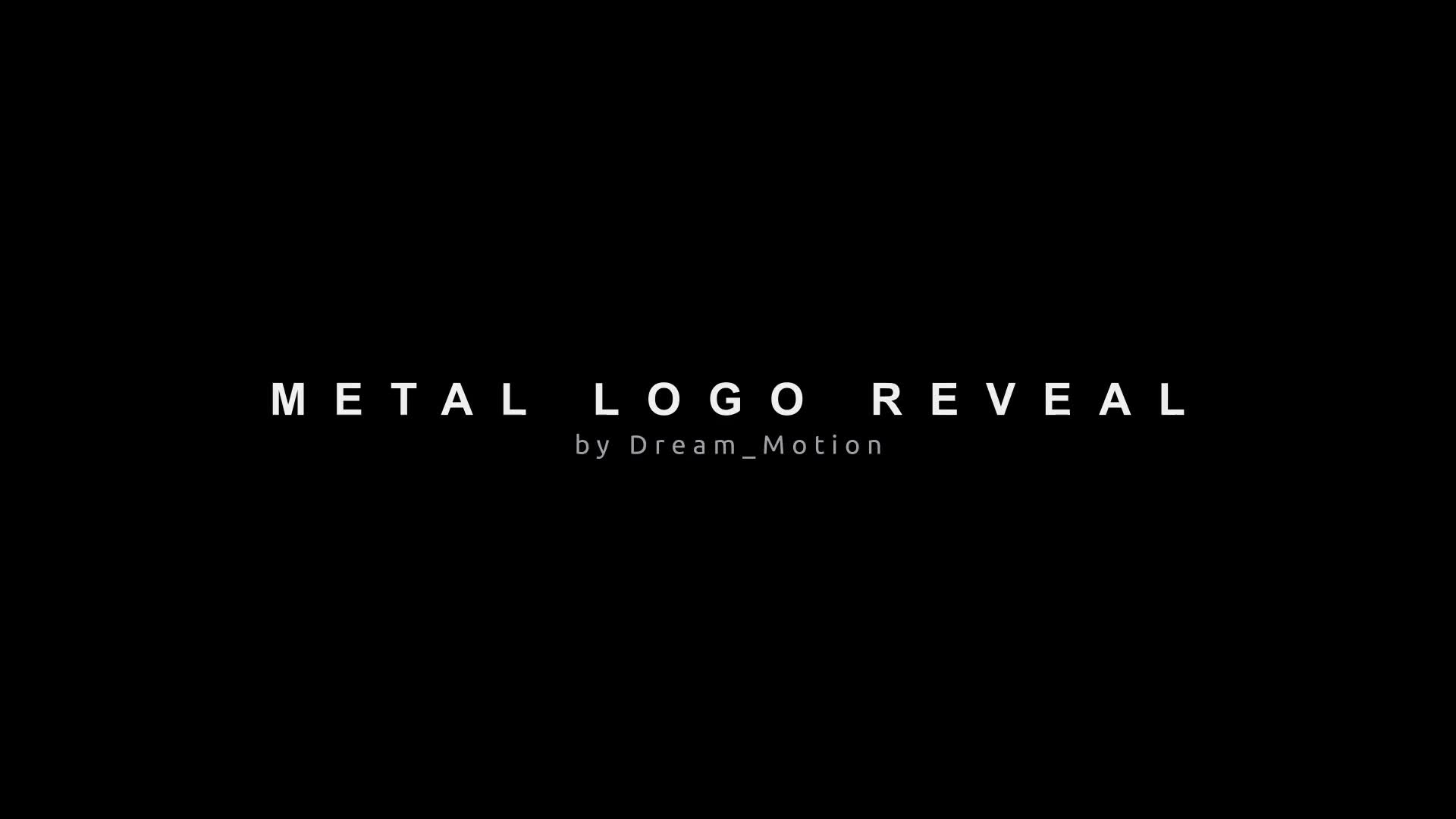 Metal Logo Reveal Videohive 20796082 After Effects Image 1