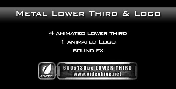 Metal Lower Third & Logo PACK - 179952 Download Videohive