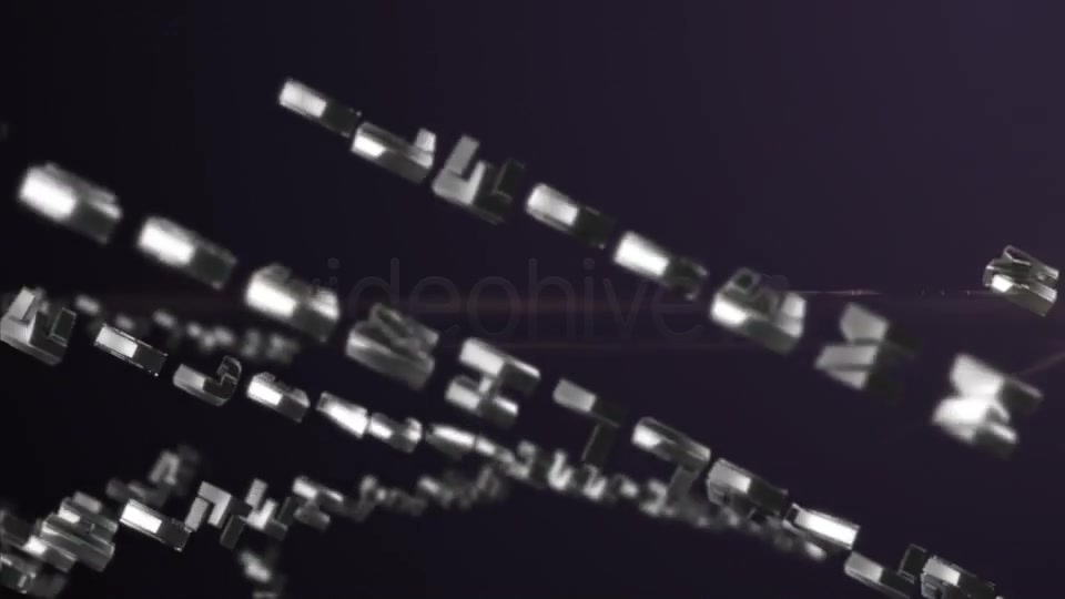 Metallic Characters Particle Reveal - Download Videohive 2601139