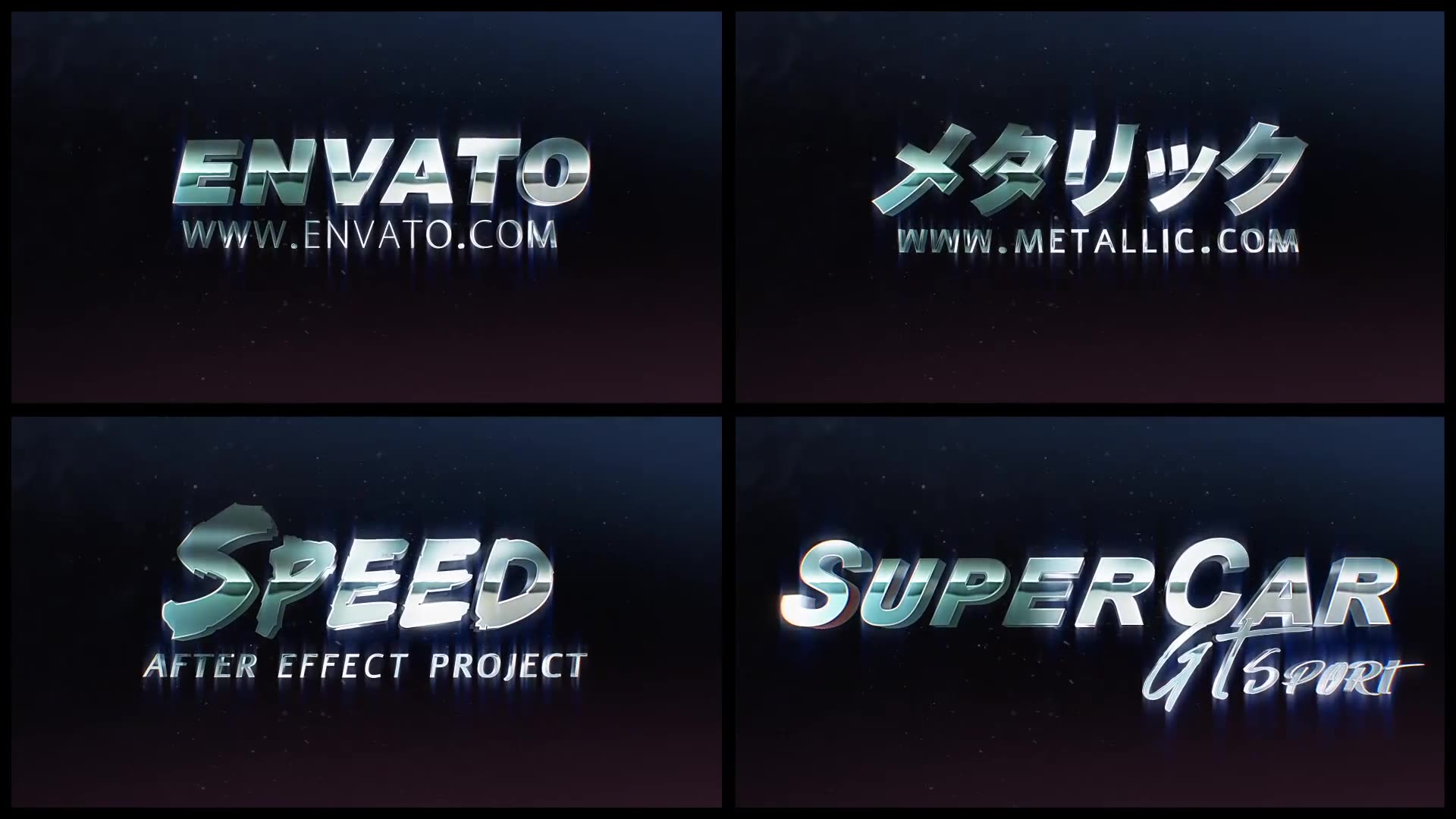 Metallic Chrome Logo Intro Videohive 39191336 After Effects Image 10