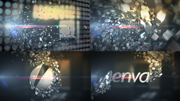 Metallic Crystal Logo Text Reveal - Download Videohive 6502180