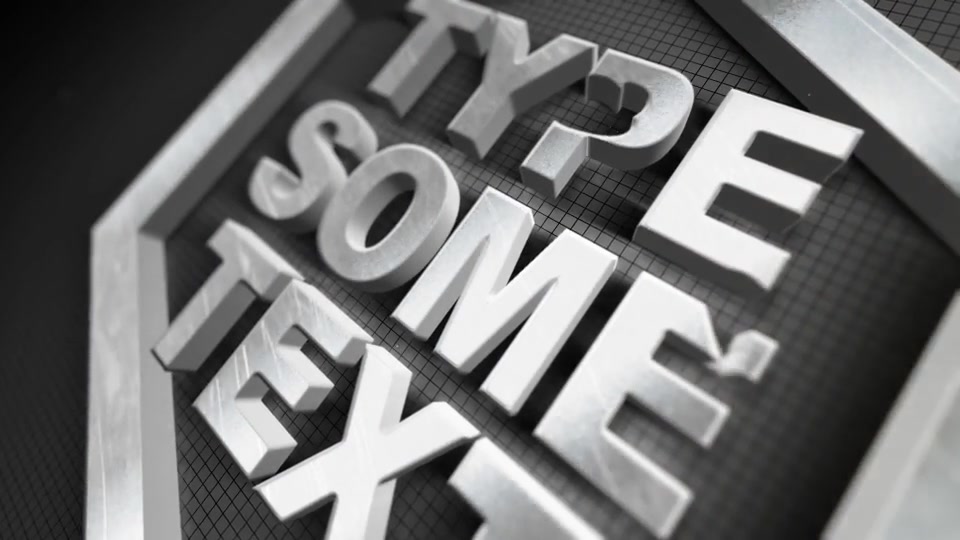 Metallic Text/Logo Reveal Videohive 15334845 After Effects Image 5