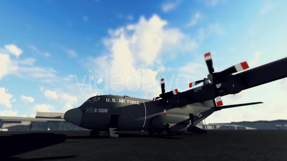 Military Aircraft At Airport - Download Videohive 17184479