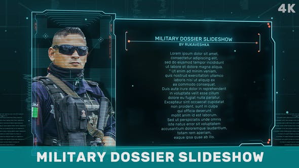 Military Dossier Slideshow - Download 39953149 Videohive