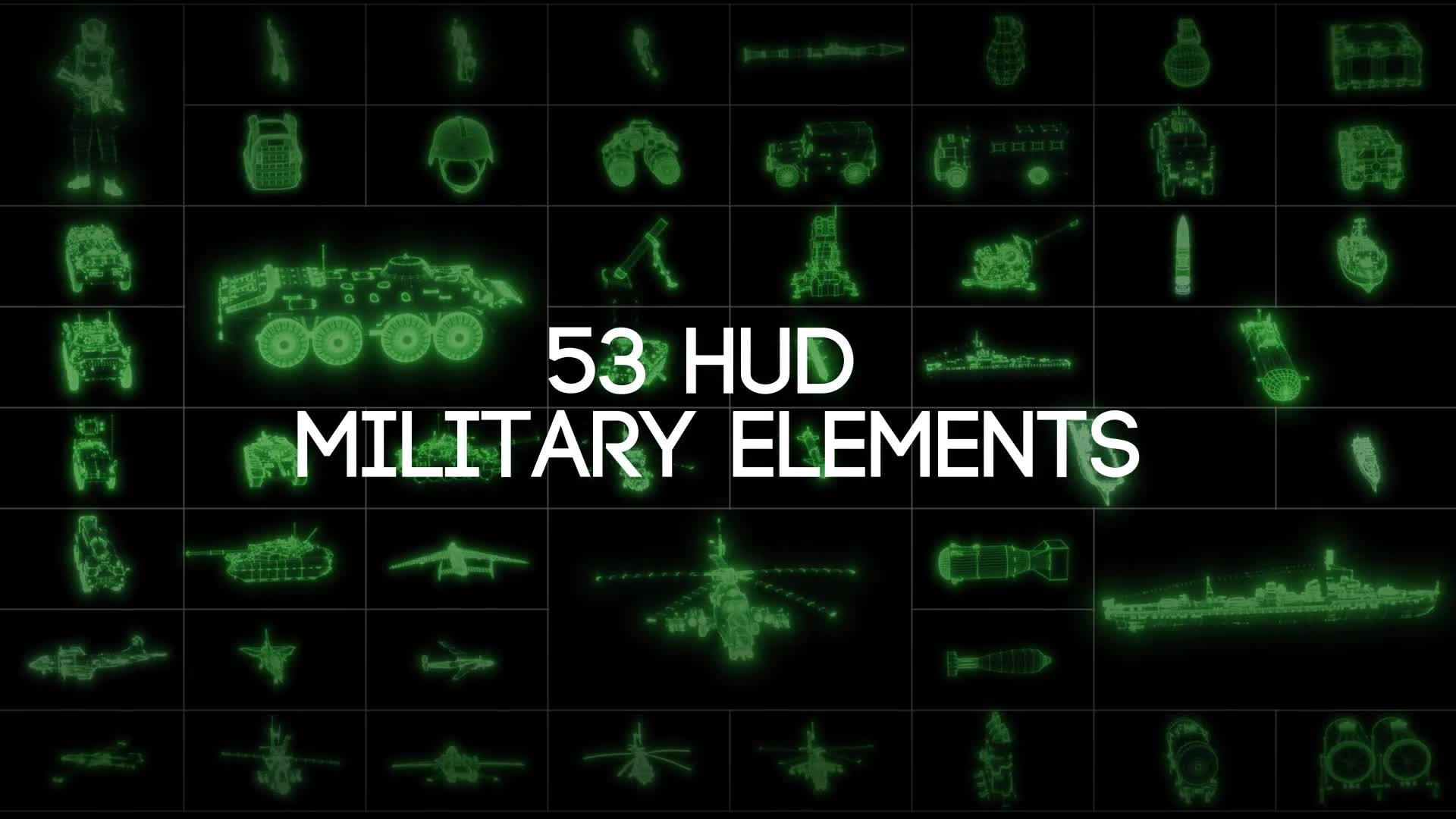 Military Elements HUD Pack Videohive 38010078 After Effects Image 2
