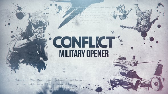 Military Opener // Conflict - Download 20718063 Videohive