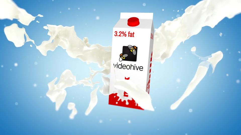 Milk Splash With Box Element 3D Videohive 33333922 After Effects Image 10