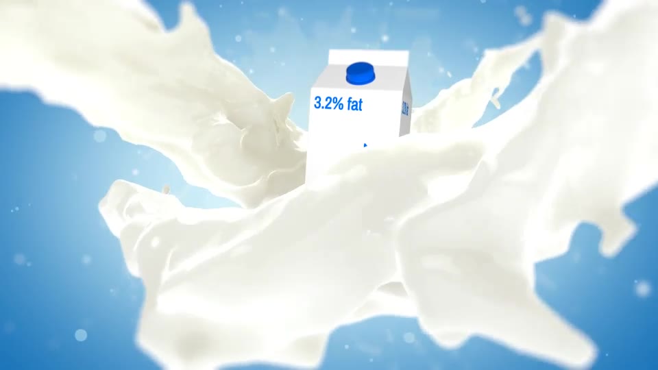 Milk Splash With Box Element 3D Videohive 33333922 After Effects Image 2