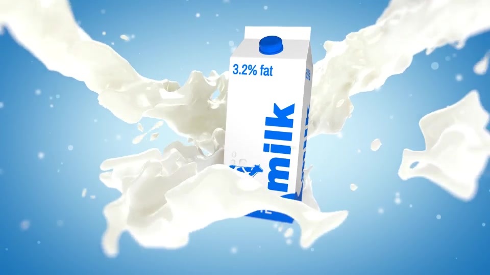 Milk Splash With Box Element 3D Videohive 33333922 After Effects Image 4