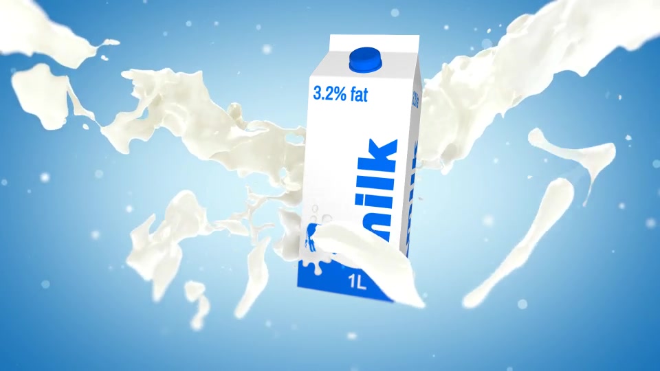Milk Splash With Box Element 3D Videohive 33333922 After Effects Image 5