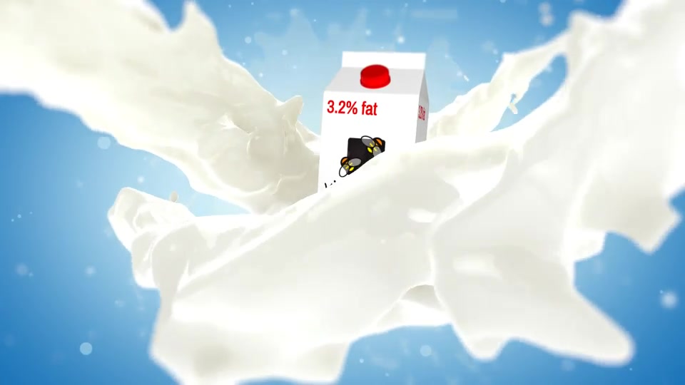 Milk Splash With Box Element 3D Videohive 33333922 After Effects Image 7