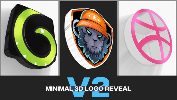 Minimal 3d Logo Reveal V2 - Videohive Download 31887403