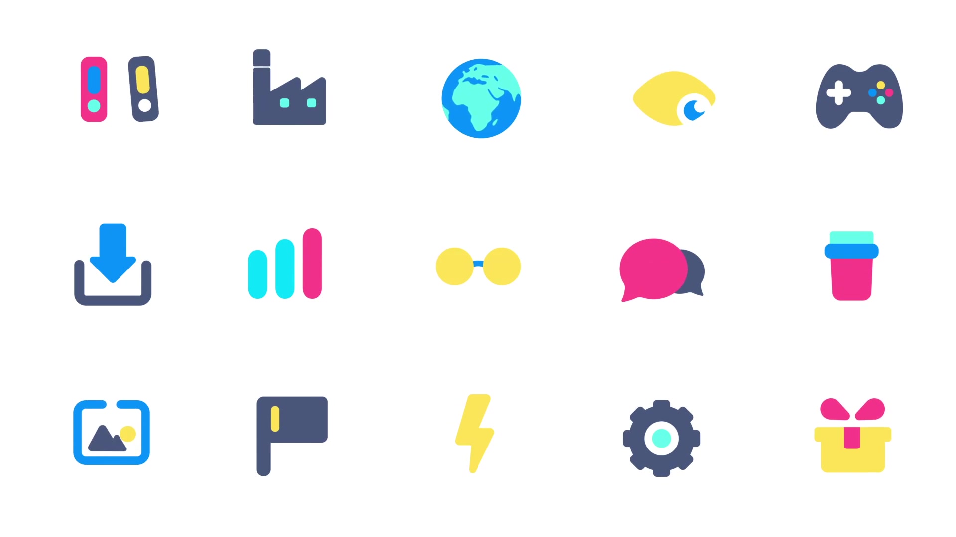 Minimal Animated Icons for Premiere Pro Videohive 33238571 Premiere Pro Image 6