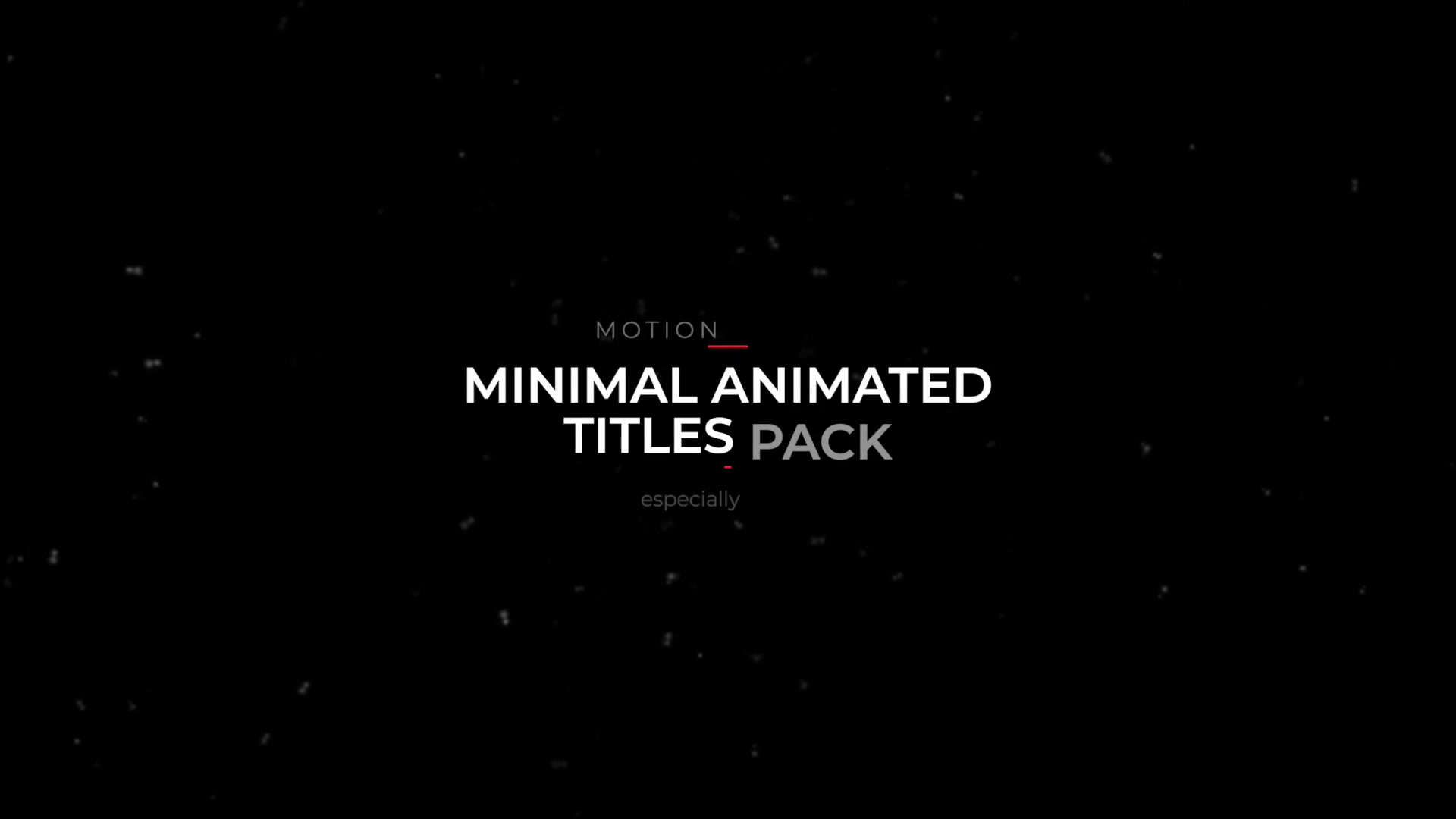 Minimal Animated Titles. Videohive 39100774 Apple Motion Image 10
