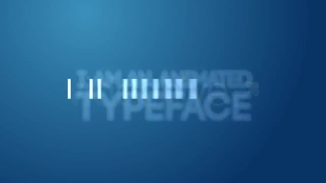 Minimal Animated Typeface - Download Videohive 5170788