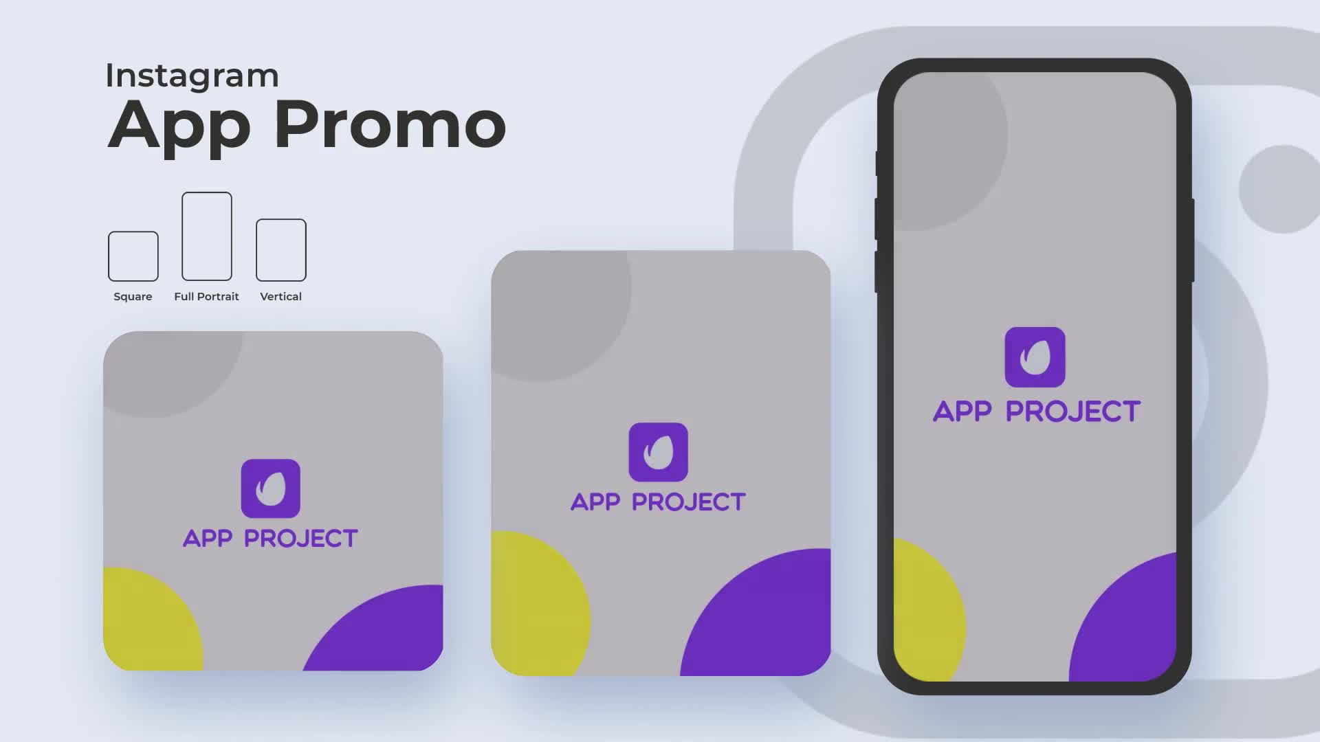 Minimal App Promo Instagram Videohive 36748630 After Effects Image 1