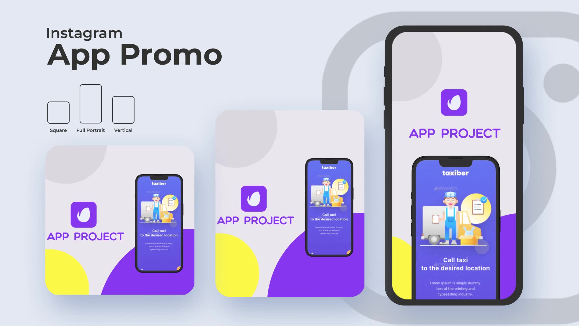 Minimal App Promo Instagram Videohive 36748630 After Effects Image 2