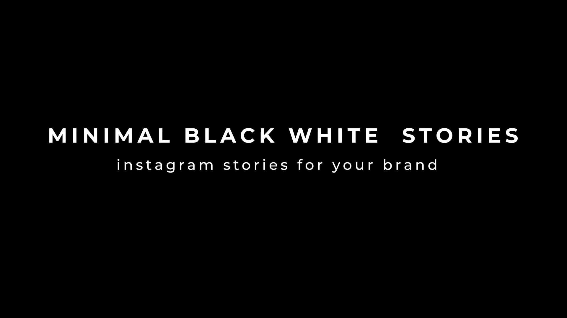 Minimal Black White Sale Stories Videohive 33062379 After Effects Image 1