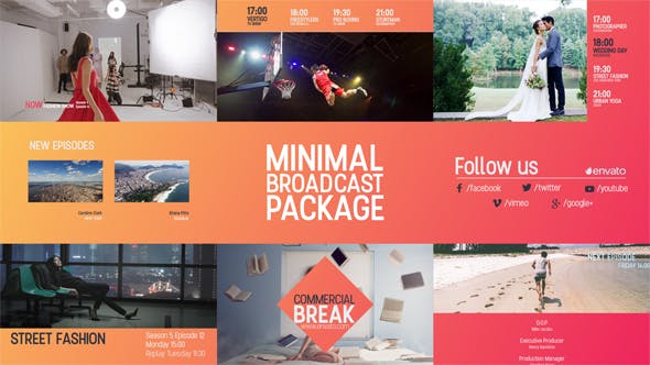 Minimal Broadcast Package - Download Videohive 18204222