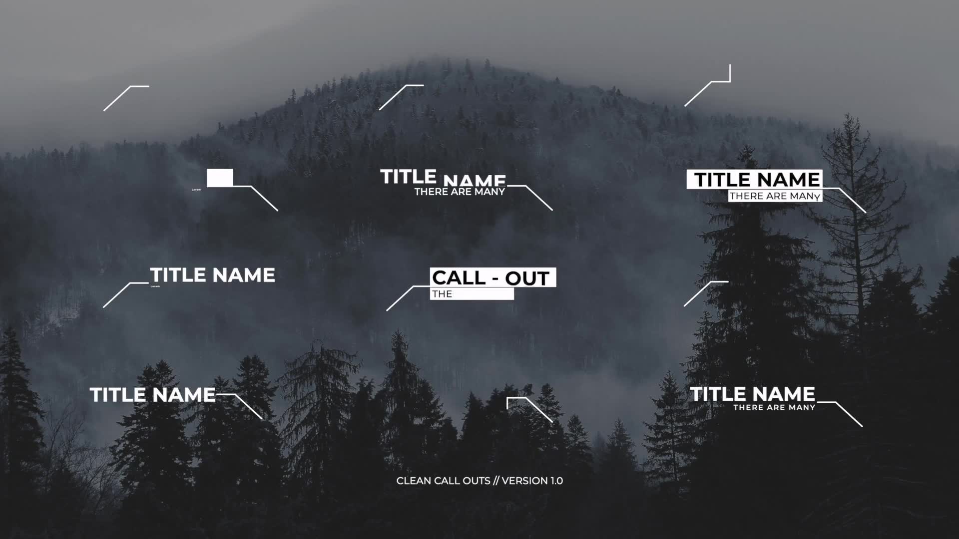 Minimal Call Outs | After Effects Videohive 37103088 After Effects Image 2