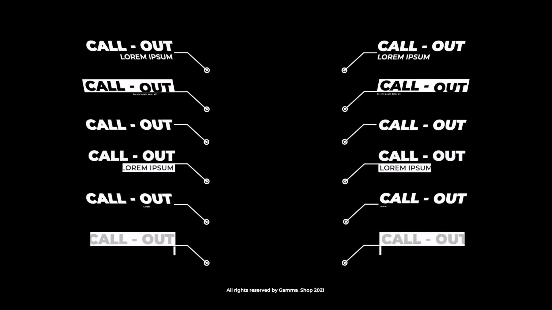 Minimal Call Outs | After Effects Videohive 33765424 After Effects Image 3